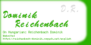 dominik reichenbach business card